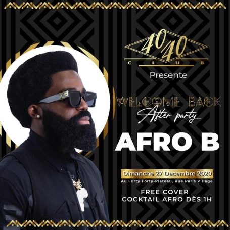 AFRO B  welcome back after party